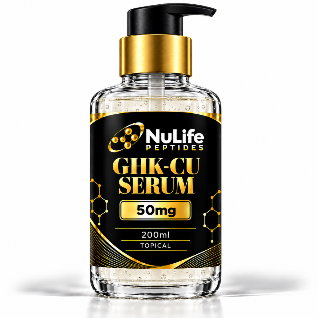GHK-CU serum 50mg · 200ml | topical product mockup